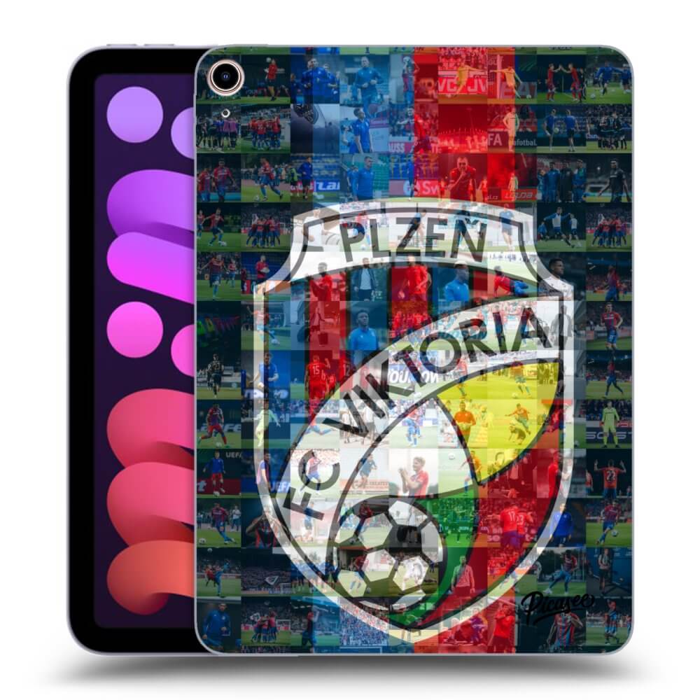 Picasee silikonový průhledný obal pro Apple iPad mini 2021 (6. gen) - FC Viktoria Plzeň A