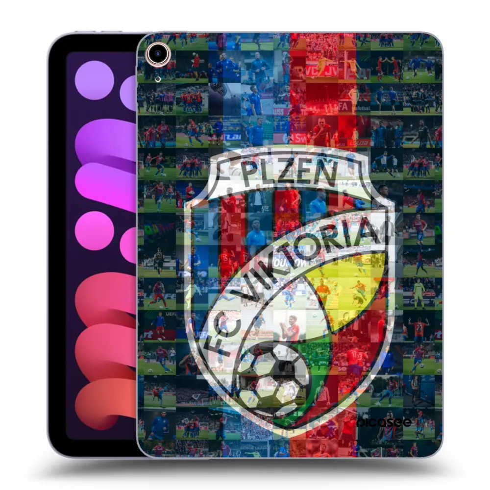 Picasee silikonový průhledný obal pro Apple iPad mini 2021 (6. gen) - FC Viktoria Plzeň A