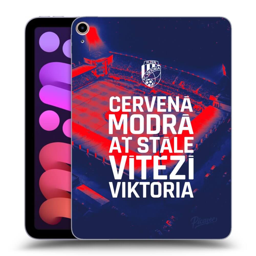 Picasee silikonový průhledný obal pro Apple iPad mini 2021 (6. gen) - FC Viktoria Plzeň E