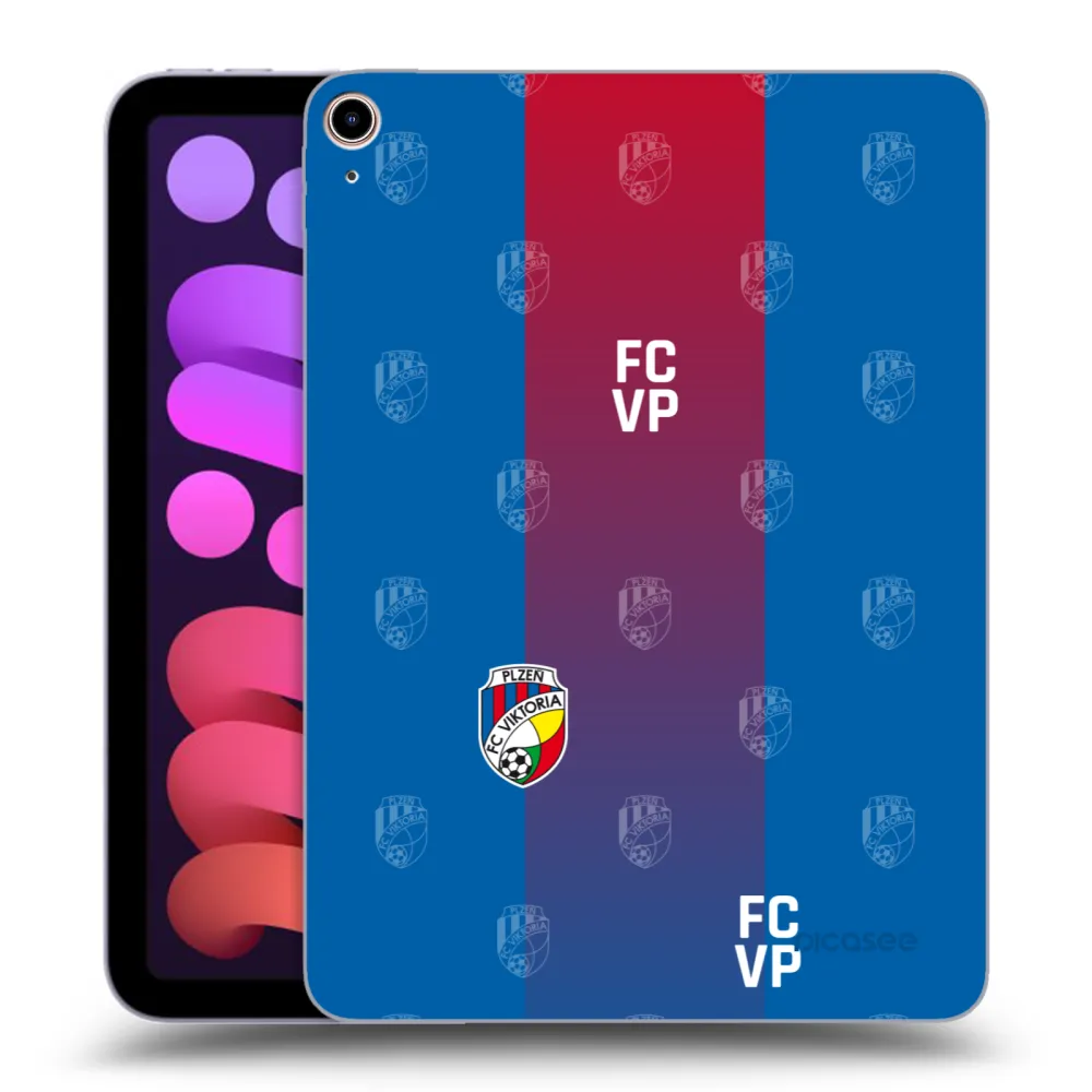 Picasee silikonový průhledný obal pro Apple iPad mini 2021 (6. gen) - FC Viktoria Plzeň F