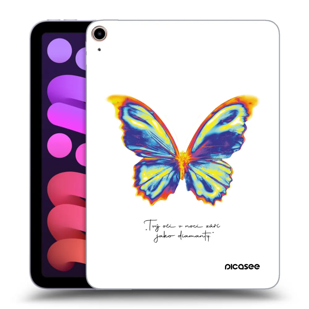 Picasee silikonový průhledný obal pro Apple iPad mini 2021 (6. gen) - Diamanty White