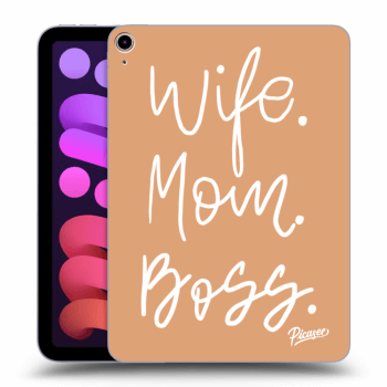 Picasee silikonový průhledný obal pro Apple iPad mini 2021 (6. gen) - Boss Mama