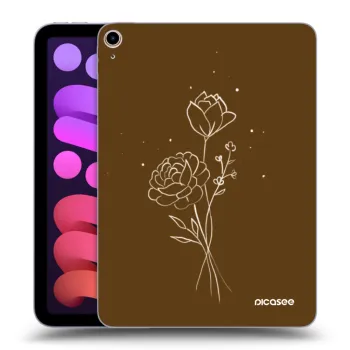 Obal pro Apple iPad mini 2021 (6. gen) - Brown flowers