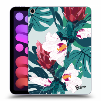 Picasee silikonový průhledný obal pro Apple iPad mini 2021 (6. gen) - Rhododendron