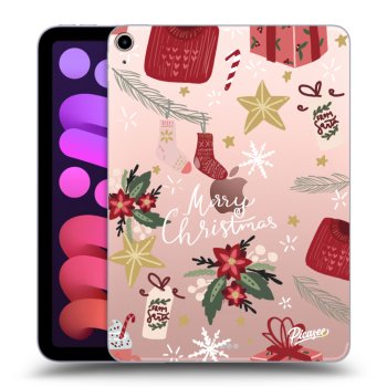 Picasee silikonový průhledný obal pro Apple iPad mini 2021 (6. gen) - Christmas