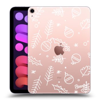 Picasee silikonový průhledný obal pro Apple iPad mini 2021 (6. gen) - Mistletoe