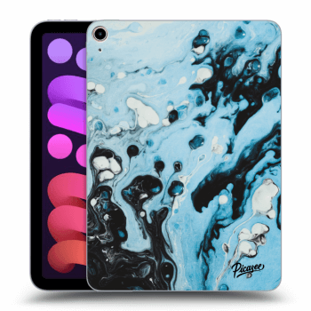 Picasee silikonový černý obal pro Apple iPad mini 2021 (6. gen) - Organic blue