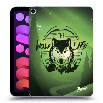 Picasee silikonový průhledný obal pro Apple iPad mini 2021 (6. gen) - Wolf life