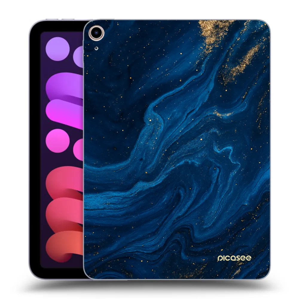 Picasee silikonový průhledný obal pro Apple iPad mini 2021 (6. gen) - Blue