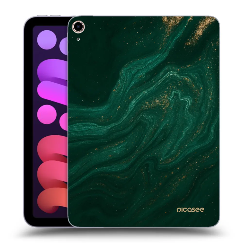 Picasee silikonový průhledný obal pro Apple iPad mini 2021 (6. gen) - Green