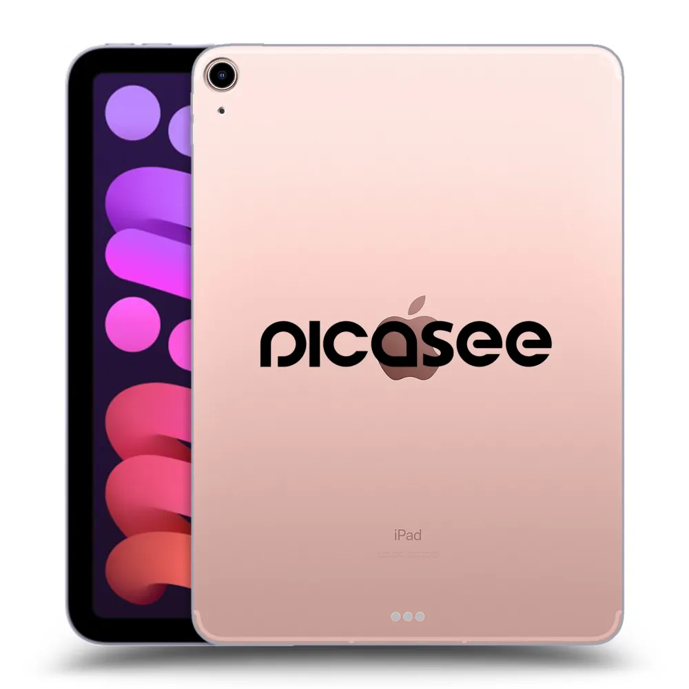 Picasee silikonový průhledný obal pro Apple iPad mini 2021 (6. gen) - Picasee - new logo - black