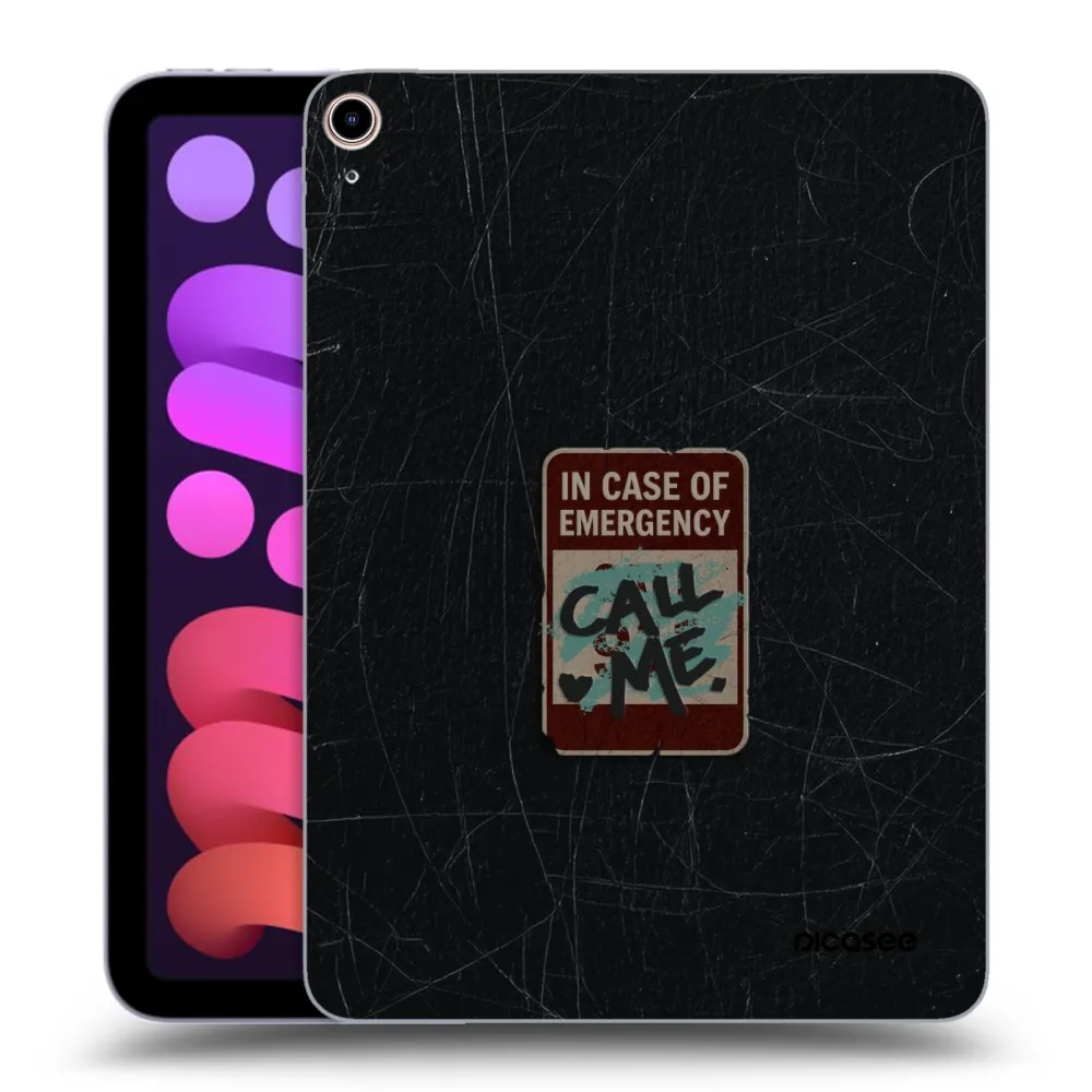 Picasee silikonový průhledný obal pro Apple iPad mini 2021 (6. gen) - EMERGENCY