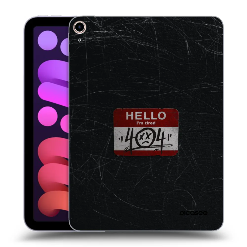 Picasee silikonový průhledný obal pro Apple iPad mini 2021 (6. gen) - HELLO 404