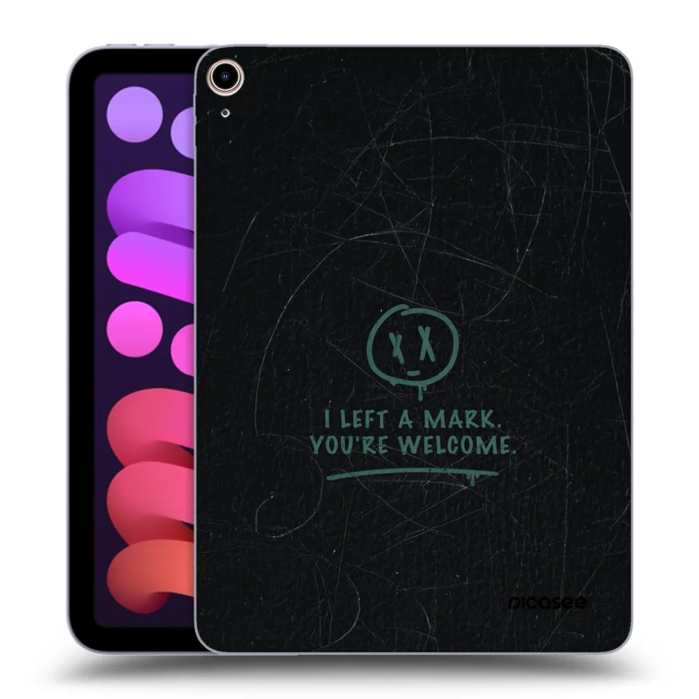 Picasee silikonový průhledný obal pro Apple iPad mini 2021 (6. gen) - LEFT A MARK
