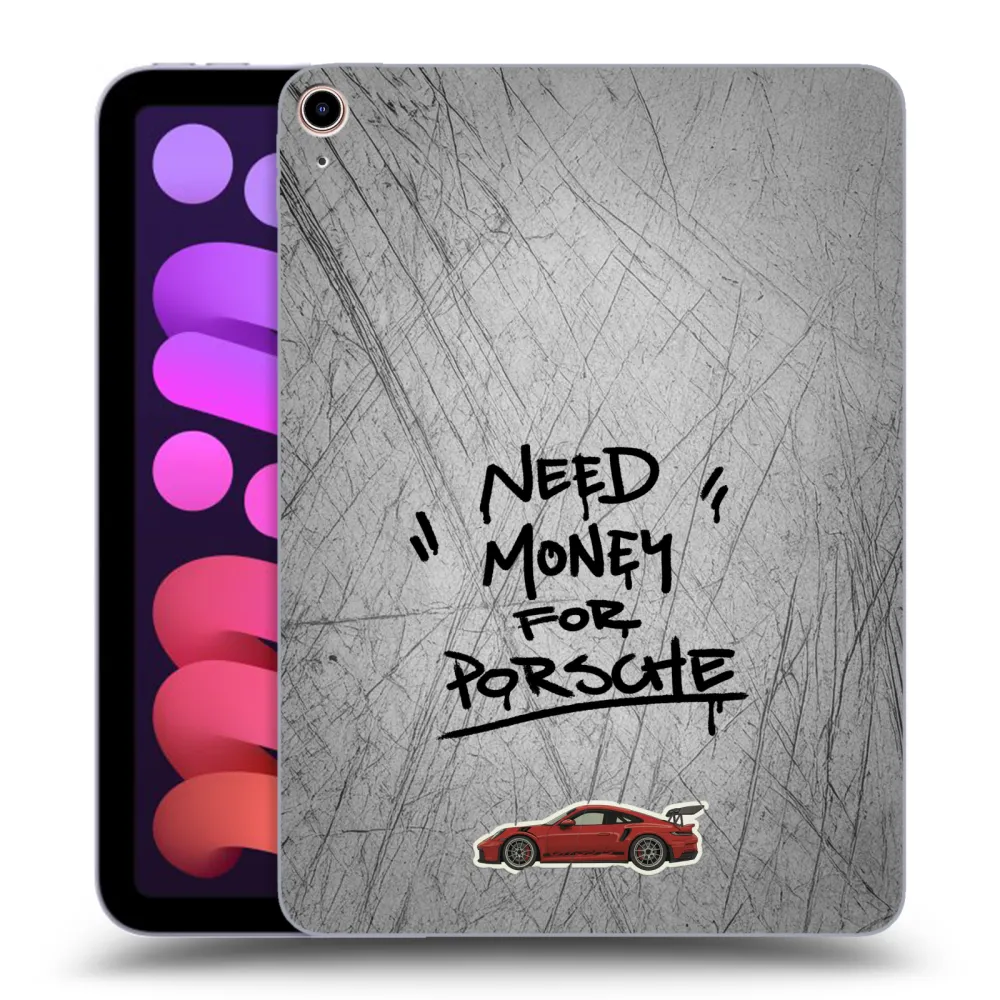 Picasee silikonový průhledný obal pro Apple iPad mini 2021 (6. gen) - Grey Drift