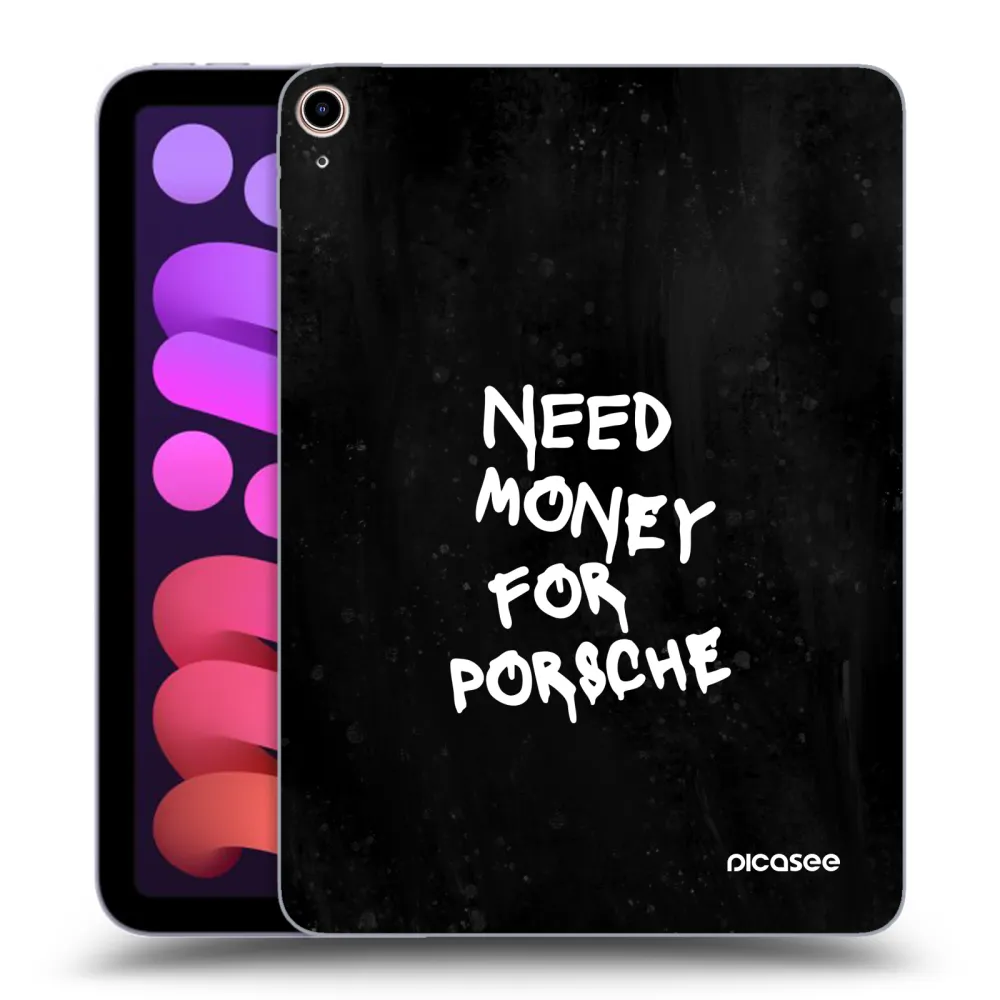 Picasee silikonový průhledný obal pro Apple iPad mini 2021 (6. gen) - Black Dollar