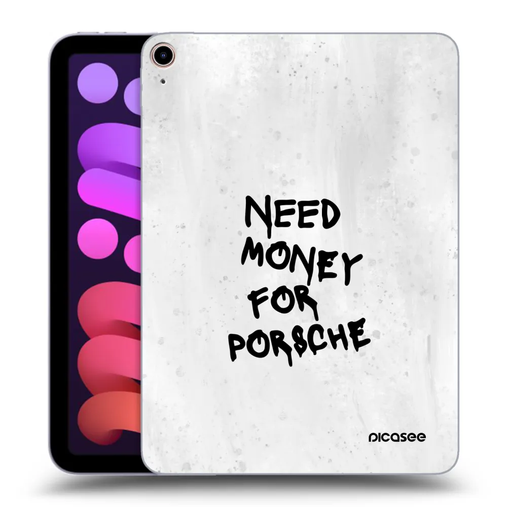 Picasee silikonový průhledný obal pro Apple iPad mini 2021 (6. gen) - White Dollar