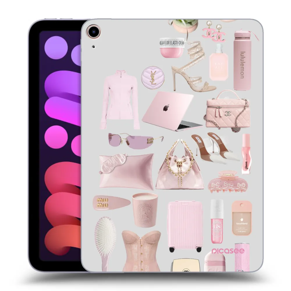 Picasee silikonový průhledný obal pro Apple iPad mini 2021 (6. gen) - Glam Babe