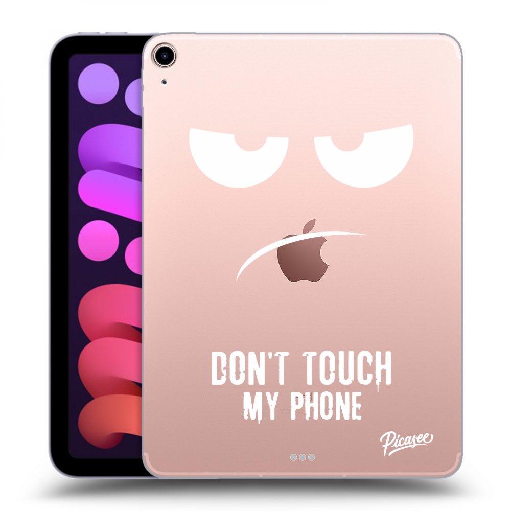 Picasee silikonový průhledný obal pro Apple iPad mini 2021 (6. gen) - Don't Touch My Phone