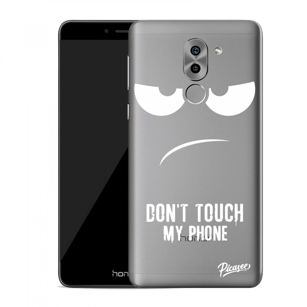 Picasee silikonový průhledný obal pro Honor 6X - Don't Touch My Phone