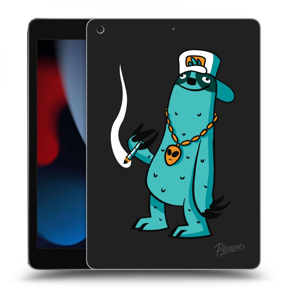 Picasee silikonový černý obal pro Apple iPad 10.2" 2021 (9. gen) - Earth - Je mi fajn