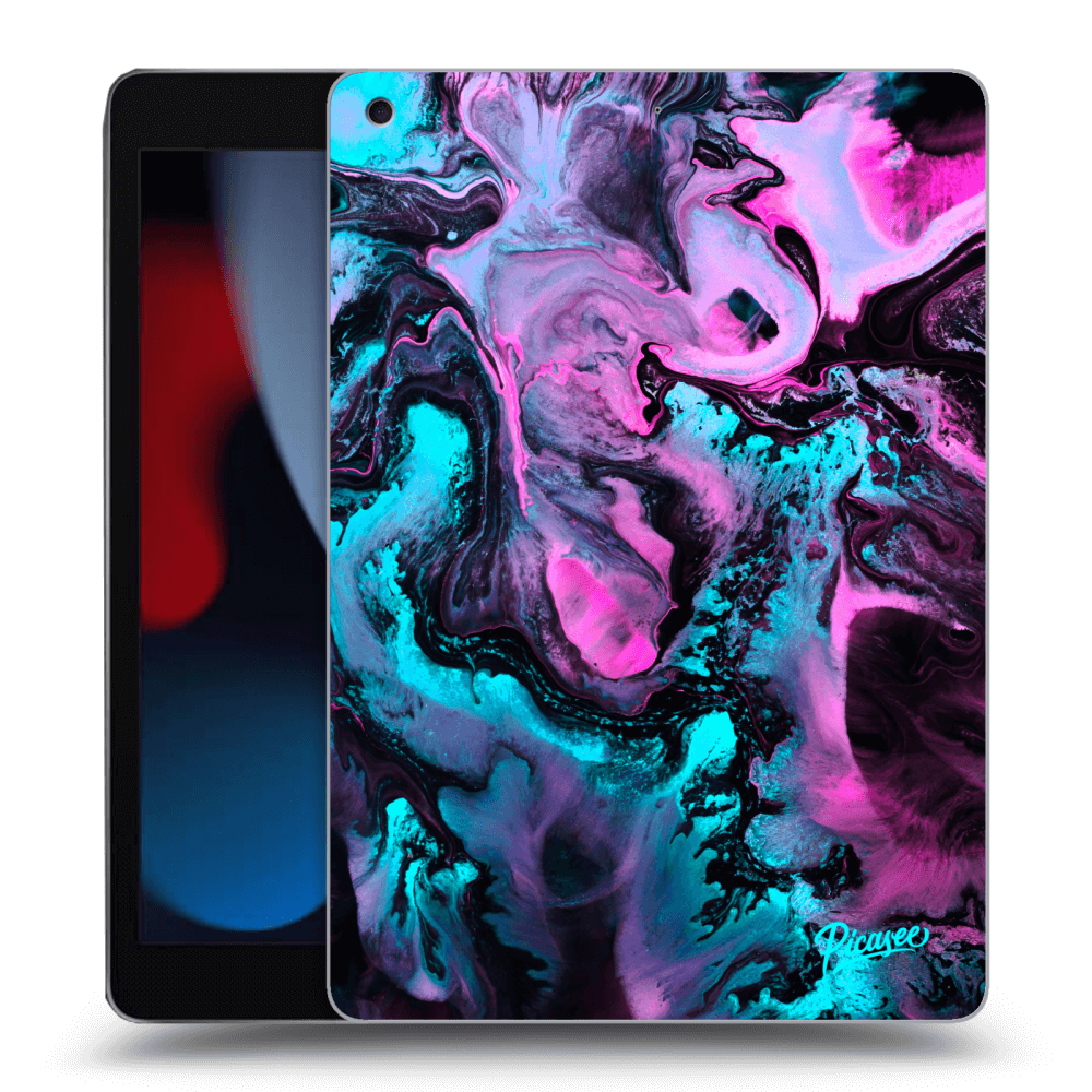 Picasee silikonový černý obal pro Apple iPad 10.2" 2021 (9. gen) - Lean
