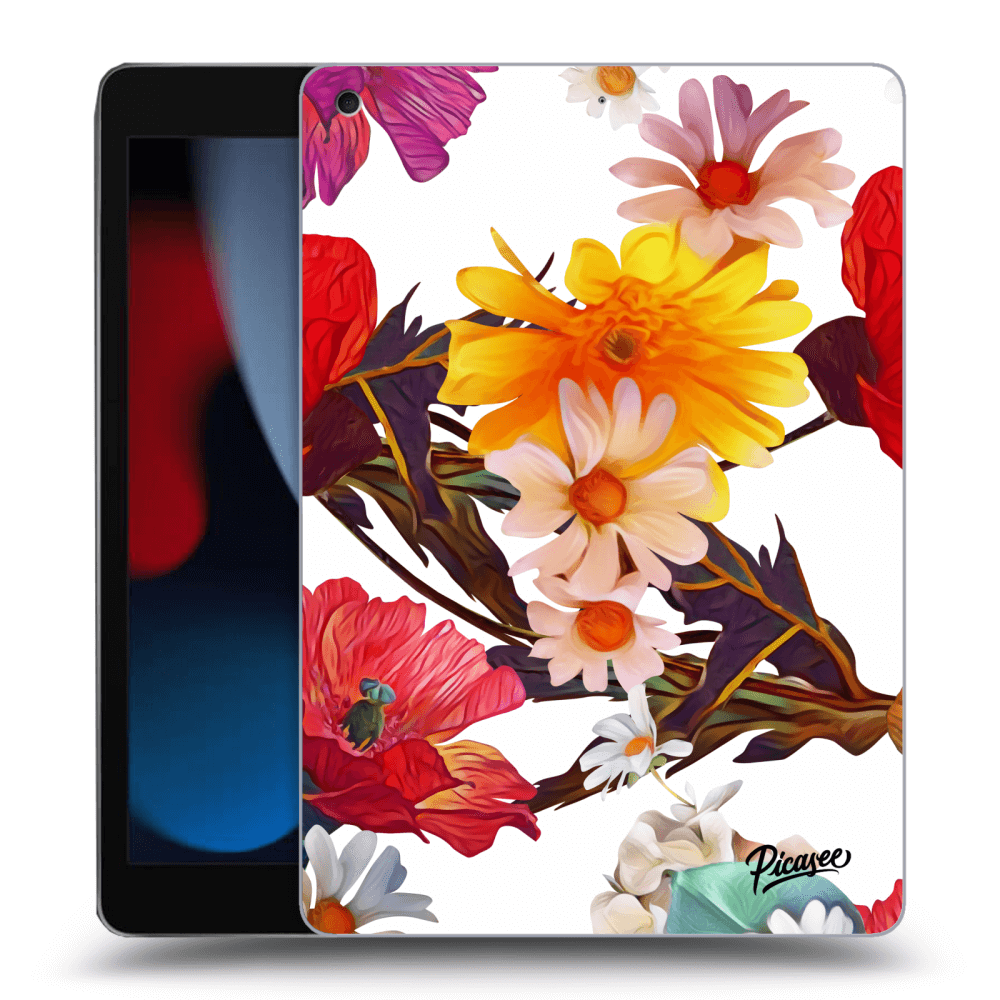 Picasee silikonový průhledný obal pro Apple iPad 10.2" 2021 (9. gen) - Meadow