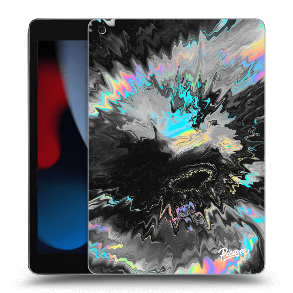 Picasee silikonový černý obal pro Apple iPad 10.2" 2021 (9. gen) - Magnetic