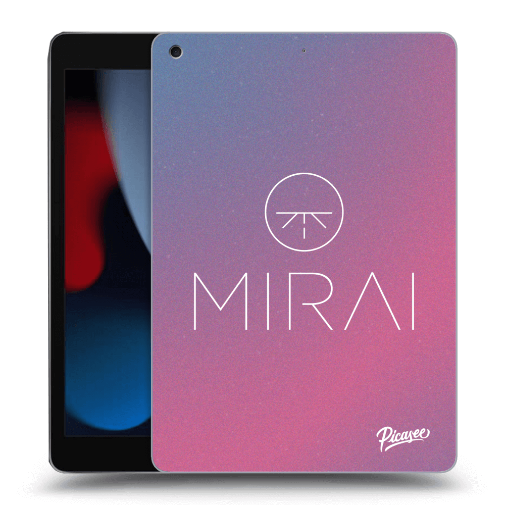 Picasee silikonový černý obal pro Apple iPad 10.2" 2021 (9. gen) - Mirai - Logo