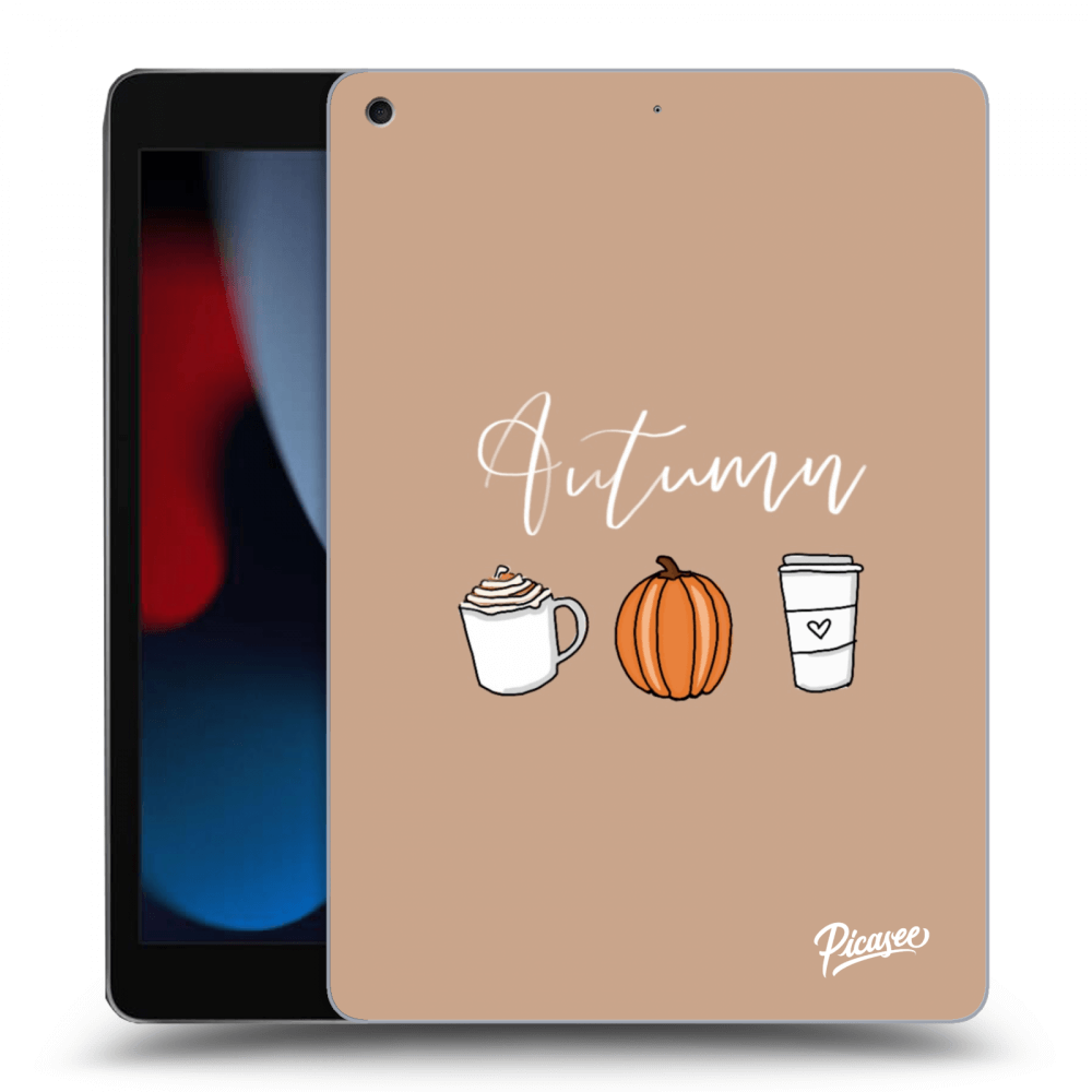 Picasee silikonový černý obal pro Apple iPad 10.2" 2021 (9. gen) - Autumn