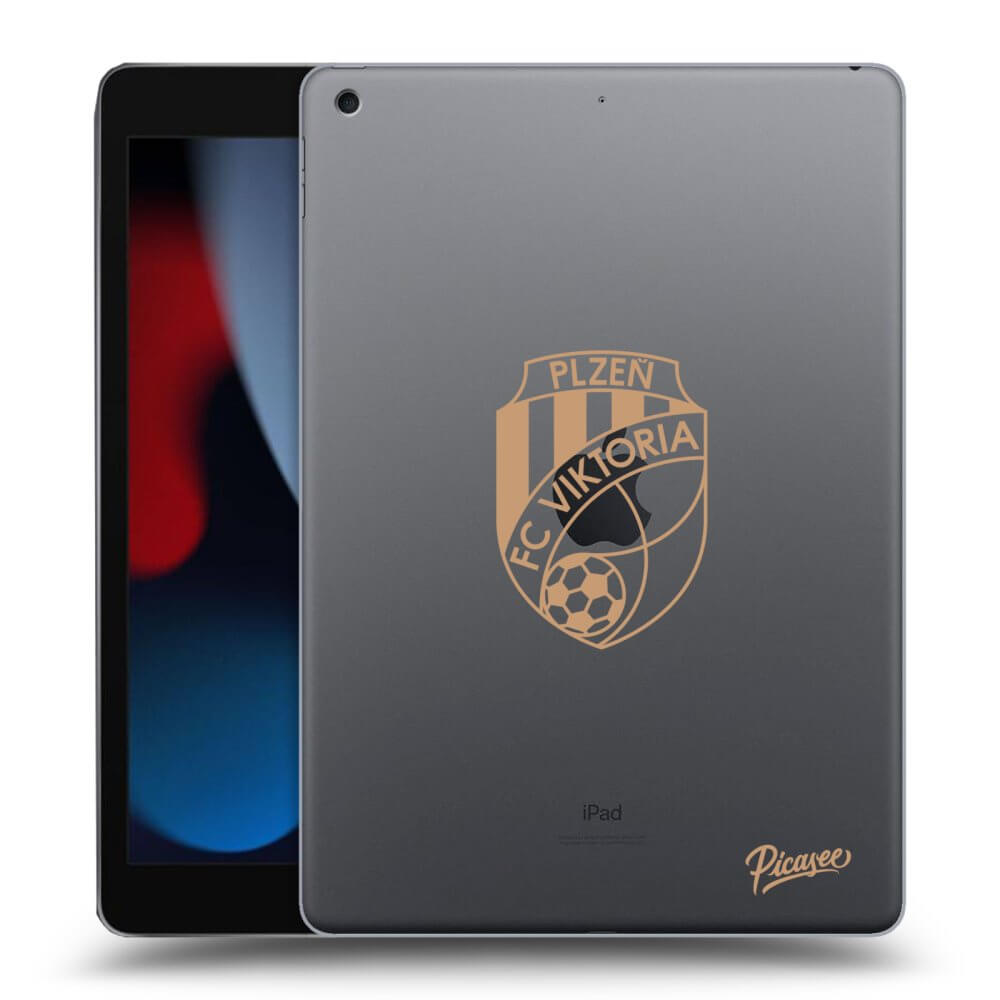 Picasee silikonový průhledný obal pro Apple iPad 10.2" 2021 (9. gen) - FC Viktoria Plzeň I