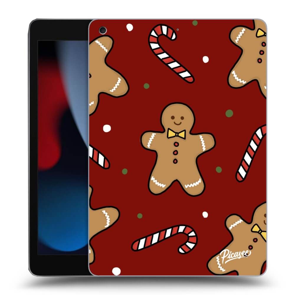 Picasee silikonový průhledný obal pro Apple iPad 10.2" 2021 (9. gen) - Gingerbread 2
