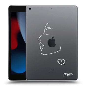 Picasee silikonový průhledný obal pro Apple iPad 10.2" 2021 (9. gen) - Couple girl White