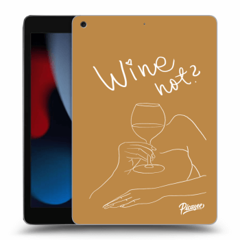 Picasee silikonový průhledný obal pro Apple iPad 10.2" 2021 (9. gen) - Wine not