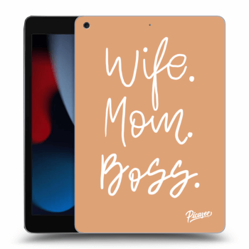 Picasee silikonový průhledný obal pro Apple iPad 10.2" 2021 (9. gen) - Boss Mama