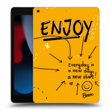 Picasee silikonový průhledný obal pro Apple iPad 10.2" 2021 (9. gen) - Enjoy