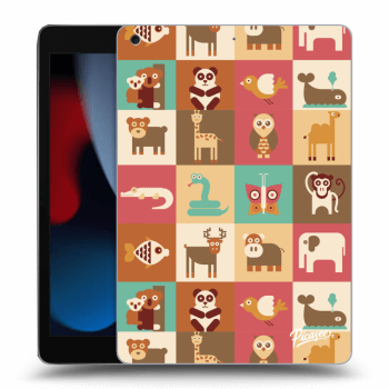 Picasee silikonový průhledný obal pro Apple iPad 10.2" 2021 (9. gen) - Animals