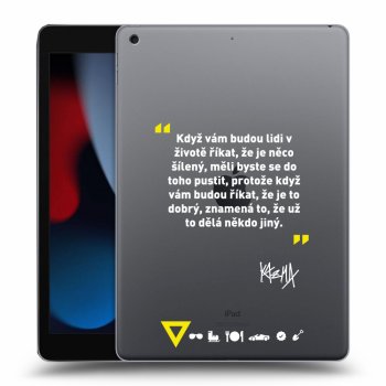 Obal pro Apple iPad 10.2" 2021 (9. gen) - Kazma - MĚLI BYSTE SE DO TOHO PUSTIT