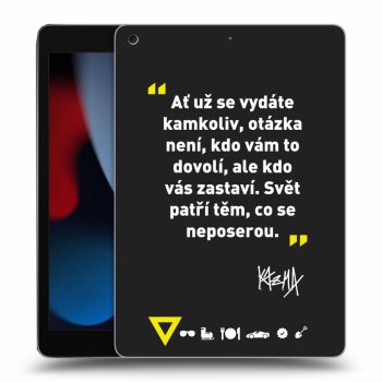 Obal pro Apple iPad 10.2" 2021 (9. gen) - Kazma - SVĚT PATŘÍ TĚM, CO SE NEPOSEROU