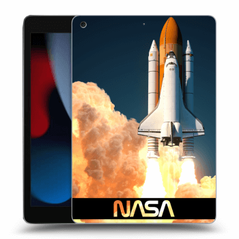 Picasee silikonový průhledný obal pro Apple iPad 10.2" 2021 (9. gen) - Space Shuttle