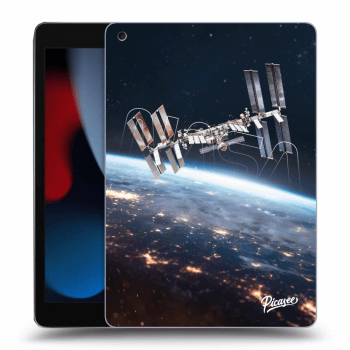 Picasee silikonový průhledný obal pro Apple iPad 10.2" 2021 (9. gen) - Station