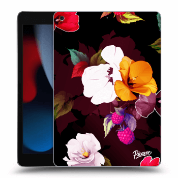 Picasee silikonový průhledný obal pro Apple iPad 10.2" 2021 (9. gen) - Flowers and Berries