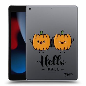 Picasee silikonový průhledný obal pro Apple iPad 10.2" 2021 (9. gen) - Hallo Fall