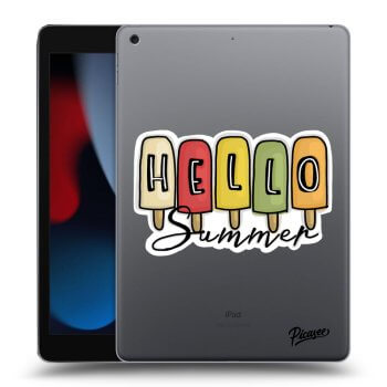 Picasee silikonový průhledný obal pro Apple iPad 10.2" 2021 (9. gen) - Ice Cream