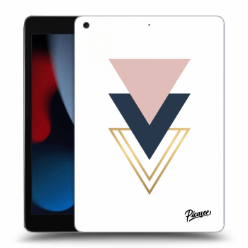 Picasee silikonový průhledný obal pro Apple iPad 10.2" 2021 (9. gen) - Triangles