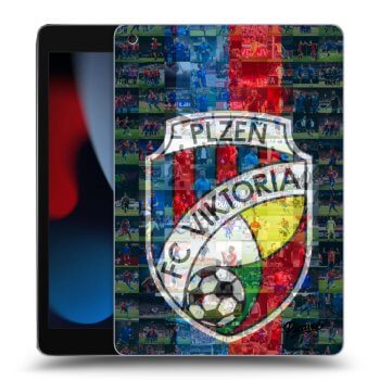 Picasee silikonový průhledný obal pro Apple iPad 10.2" 2021 (9. gen) - FC Viktoria Plzeň A