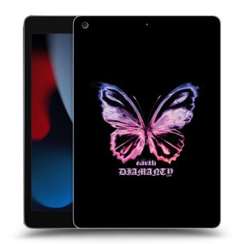 Picasee silikonový průhledný obal pro Apple iPad 10.2" 2021 (9. gen) - Diamanty Purple