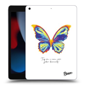 Picasee silikonový černý obal pro Apple iPad 10.2" 2021 (9. gen) - Diamanty White
