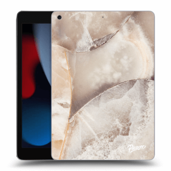 Obal pro Apple iPad 10.2" 2021 (9. gen) - Cream marble