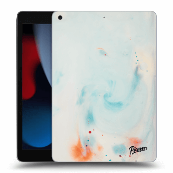 Picasee silikonový průhledný obal pro Apple iPad 10.2" 2021 (9. gen) - Splash